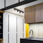 Φωτιστικό Οροφής RUDY PL4 SQUARE Μαύρο Ideal Lux 321523