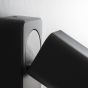 Απλίκα RUDY AP1 SQUARE Μαύρο Ideal Lux 321530