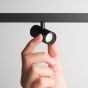 Γραμμικό Σύστημα Φωτισμού STICK SPOT SINGLE 03W 3000K Μαύρο Ideal Lux 329505