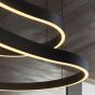 Κρεμαστό Φωτιστικό WAVES-2 SP Μαύρο Ideal Lux 345246