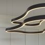 Κρεμαστό Φωτιστικό WAVES-2 SP Μαύρο Ideal Lux 345246