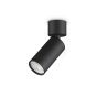 Απλίκα DYNAMITE AP1 MINI ROUND Μαύρο Ideal Lux 347646