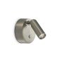Απλίκα BEAN AP ROUND RECHARGEABLE Μαύρο Ideal Lux 350240