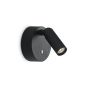 Απλίκα BEAN AP ROUND RECHARGEABLE Ορείχαλκος Ideal Lux 350264