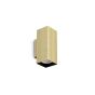 Απλίκα LOOK AP2 SQUARE D60 H150 Μαύρο Ideal Lux 353937