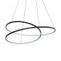 Κρεμαστό Φωτιστικό OZ SP D100 ON-OFF Μαύρο 3000K Ideal Lux 364896