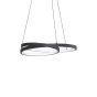 Κρεμαστό Φωτιστικό OZ SP D040 ON-OFF Μαύρο 3000K Ideal Lux 364957
