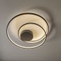 Φωτιστικό Οροφής OZ PL D080 ON-OFF Μαύρο 3000K Ideal Lux 365053