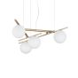 Κρεμαστό Φωτιστικό ATLAS SP4 Χρυσό Ideal Lux 365107