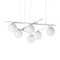 Κρεμαστό Φωτιστικό ATLAS SP6 Μαύρο Ideal Lux 365114