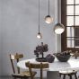 Κρεμαστό Φωτιστικό BLOOM SP1 D12 Μαύρο Ideal Lux 366630