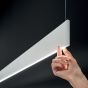 Γραμμικό Σύστημα Φωτισμού STEEL SP1 D09 MONO-EMISSION WIDE 3000K Λευκό Ideal Lux 367019