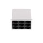 Χωνευτό Φωτιστικό LIKA FI SLIM SQUARE 10W 3000K Μαύρο Ideal Lux 369518