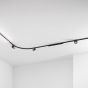 Γραμμικό Σύστημα Φωτισμού DEVA SPOT 08W 4000K Μαύρο Ideal Lux 370149