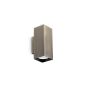Απλίκα LOOK AP2 SQUARE D60 H150 Χρώμιο Ideal Lux 370255
