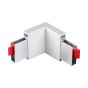 ACCESSORI STEEL SP D20 Προφίλ ANGOLARE CIECO Λευκό Ideal Lux 370286