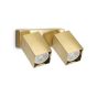 Απλίκα DYNAMITE AP2 SQUARE Μαύρο Ideal Lux 371238