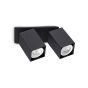 Απλίκα DYNAMITE AP2 SQUARE Ορείχαλκος Ideal Lux 371245
