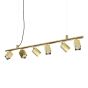 Κρεμαστό Φωτιστικό DYNAMITE SP6 SQUARE Μαύρο Ideal Lux 371412