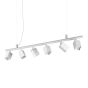 Κρεμαστό Φωτιστικό DYNAMITE SP6 SQUARE Ορείχαλκος Ideal Lux 371429