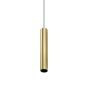 Κρεμαστό Φωτιστικό LOOK SP1 ROUND D40 H250 Ορείχαλκος Ideal Lux 371580