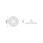 ΚΑΜΠΑΝΕΣ LED UFO 100W 6000K ALUMINIUM Spotlight 6024