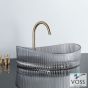 Νιπτήρας Γυάλινος CAVO 50x37,5 VOSS Glass Grey VL1150-400