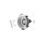 Downlight σποτ GU10 σε μαύρη απόχρωση X0010-Black