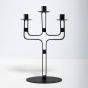 ΚΗΡΟΠΗΓΙΟ ΜΕΤΑΛΛΙΚΟ 3 ΘΕΣΕΩΝ ΜΑΥΡΟ 25.5x9x39.5cm Eurolamp 810-00169