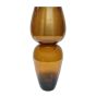 ΒΑΖΟ ΓΥΑΛΙΝΟ ΚΑΦΕ 17x17x41.5cm Eurolamp 819-01048
