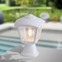 FUMAGALLI DISMA ROBY ΚΟΛΩΝΑΚΙ ΔΑΠΕΔΟΥ 1ΧΕ27 290X200mm ΛΕΥΚΟ Eurolamp 145-26074