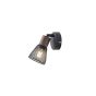 ΣΠΟΤ ΜΑΥΡΟ ΜΕ ΞΥΛΟ ΚΑΙ ΔΙΧΤΥ 1XE14 Max 7W D80XH125mm ARTE ILLUMINA MESHY Eurolamp 145-25255