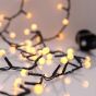 ΣΕΙΡΑ, 300 LED 3mm, ΛΕΥΚΕΣ ΜΠΑΛΙΤΣΕΣ 0.9cm, 31V ΜΕΤΑΣΧΗΜΑΤΙΣΤΗ, 8 ΠΡΟΓΡΑΜΜΑΤΑ & ΜΝΗΜΗ, ΠΡΑΣΙΝΟ PVC ΚΑΛΩΔΙΟ, ΘΕΡΜΟ ΛΕΥΚΟ LED ΑΝΑ 3cm, ΠΡΟΕΚΤΑΣΗ ΠΑΡΟΧΗΣ 3m, IP44 Eurolamp 600-03986