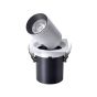 ΣΠΟΤ ΧΩΝΕΥΤΟ ΚΙΝΗΤΗ ΒΑΣΗ 12W 4000Κ Φ110 ΛΕΥΚΟ PRO Eurolamp 145-65020