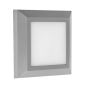 ΦΩΤΙΣΤΙΚΟ ΤΟΙΧΟΥ SLIM LED 3W IP65 230V 3CCT 125X125mm PRO ΓΚΡΙ ARTE ILLUMINA Eurolamp 145-52086