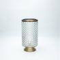 ΒΑΖΟ ΓΥΑΛΙΝΟ ΧΡΥΣΟ 13.5x21.5cm Eurolamp 819-01289