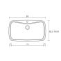 Sanitec Νεροχύτης 321 Classic 83×51 321-00-White