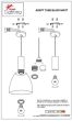 SE21-NM-4-NM2-MS40 ADEPT TUBE Nickel Matt Pendant Black Metal Shade+ HOMELIGHTING 77-8409