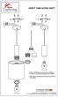 SE21-NM-4-NM3-SH2 ADEPT TUBE Nickel Matt Pendant Grey Fabric Shade+ HOMELIGHTING 77-8423