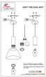 SE21-NM-4-NM6-MS3 ADEPT TUBE Nickel Matt Pendant Black Metal Shade+ HOMELIGHTING 77-8464