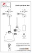 SE21-NM-4-NM2-MS3 ADEPT TUBE Nickel Matt Pendant Black Metal Shade+ HOMELIGHTING 77-8466