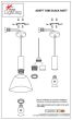 SE21-BL-4-BL6-MS3 ADEPT TUBE Black Pendant Black Metal Shade+ HOMELIGHTING 77-8555