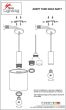SE21-GM-4-NM1W-SH1 ADEPT TUBE Gold Matt Wall Lamp White Fabric Shade+ HOMELIGHTING 77-8824