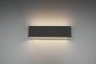 Φωτιστικό Τοίχου Ανθρακί 28xH8cm LED 2x6w 3000K 2x600lm Switch Dimmer Trio Lighting Concha 225172942