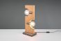 Επιτραπέζιο Vintage Φωτιστικό Ξύλο 22xH55cm 2xE27 Trio Lighting Tailor 514300230