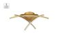 SE LED 65-3 XENA CEILING BRUSHED GOLD HOMELIGHTING 77-8173