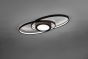 Πλαφονιέρα Οροφής Μέταλλο Ανθρακί 57xH4cm LED 28w 3000K 3400lm Switch Dimmer Trio Lighting Galaxy R62991142