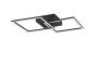 Φωτιστικό Οροφής-Τοίχου 60xW35xH7cm Led SMD 20w 3000K 2250lm Μέταλλο Μαύρο Ματ Trio Lighting RL Trail R64492132