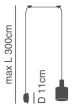 SE21-GM-4-NM1W-SH2 ADEPT TUBE Gold Matt Wall Lamp Gray Fabric Shade+ HOMELIGHTING 77-8825