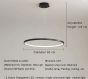 SE LED 80 STELINA PENDANT BLACK 80-60-40cm 84w 3CCT IP20 220V 2 YEARS WARRANTY A1 HOMELIGHTING 77-50637